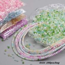 198pcs/Bag Mix Color Cat Eye For Bracelets Necklace Phone Chains Made DIY Accessories - M-shaped Eyes - View 2