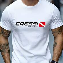 Printed T-Shirt For Men And Women - White - View 1
