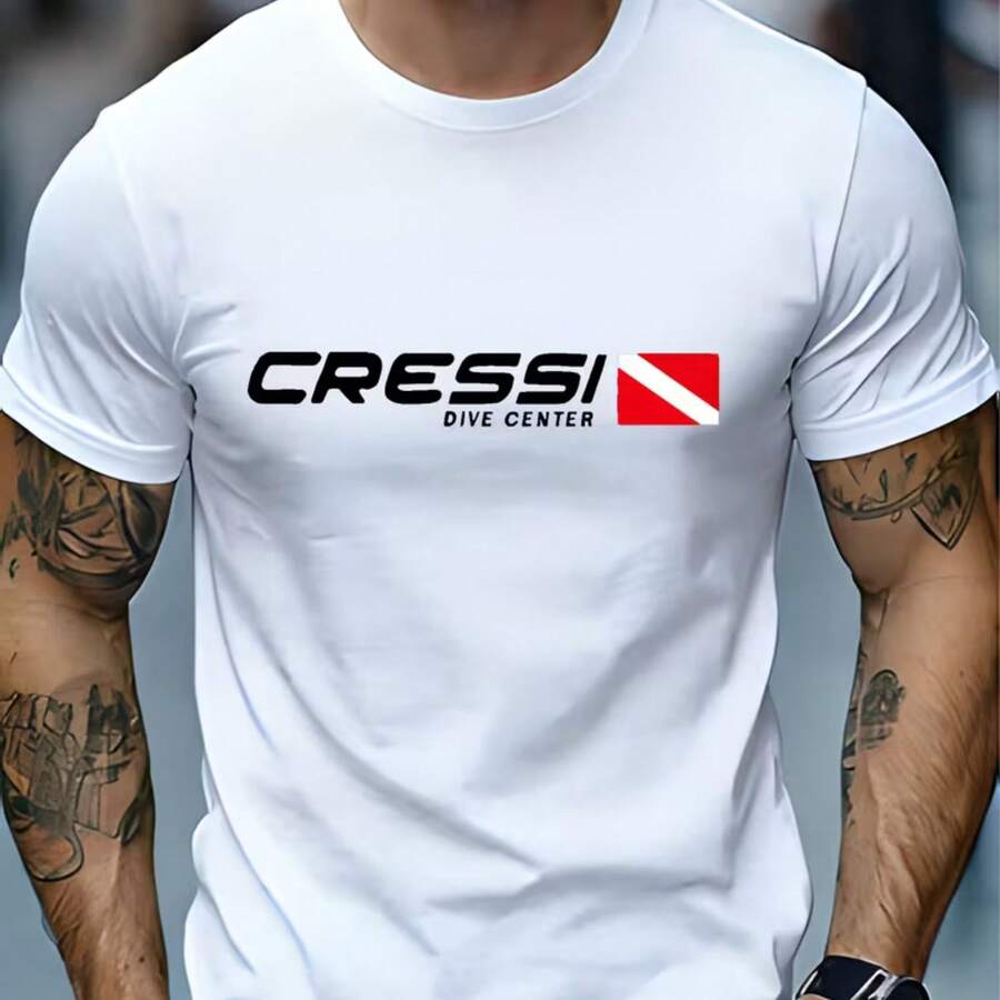 Printed T-Shirt For Men And Women - White - View 1