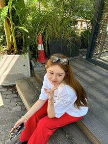 New Summer Short-Sleeved Cotton Printed Top, Stylish And Relaxed T-Shirt - White - View 5