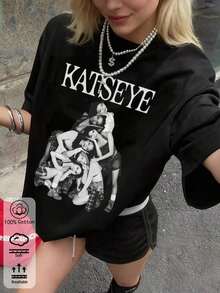 Women T-Shirts - Black - View 1
