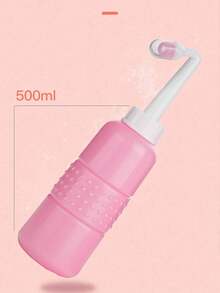 1个迷你手持式冲洗器，便携式冲洗器，旅行冲洗器，便携式旅行冲洗器，卫生清洁，500毫升水箱容量 - 多色 - 查看 4