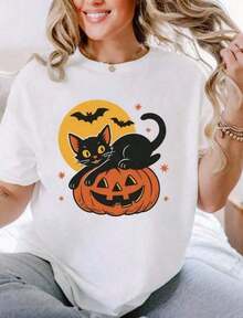 'Summer Vibes' Print T-Shirt, Size S, Cute T-Shirt, Party T-Shirt, Beach T-Shirt, Summer T-Shirt - 紅白 - 查看 6