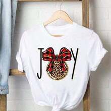 Retro Summer T-Shirt With Santa Claus Blowing Bubbles, Christmas Gift T-Shirt, Funny Winter T-Shirt With Santa Claus - 灰紫色 - 查看 6