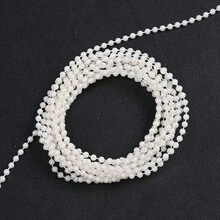 3/4/6/8mm圓形珍珠珠串 白色象牙色壓克力珠鏈 婚禮裝飾 DIY 婚禮派對珠寶配件 - 多色-1 - 查看 14