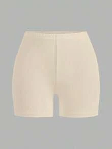 2 piezas Leggings básicos casuales de unicolor para mujer de talla grande, aptos para el verano - Multicolor 7 - Ver 9