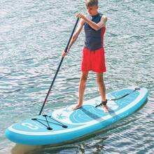 Infable Stand Up Paddle Board, 10FT/10.5FT/11FT SUP With Accessory Pack, Adjustable Paddle, Carry Bag, Fin, Hand Pump, Leash, Repair Kit - Light Blue Coconut Wave - View 9