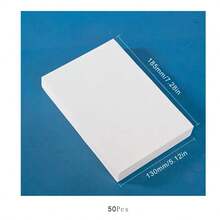 Tập giấy Kraft trắng, 50 tờ/cuốn, 100 tờ/cuốn, dày dặn, thân thiện với mắt, đa năng dùng để viết, vẽ, tính toán, phù hợp cho học sinh từ tiểu học đến đại học. - Loại A - Xem 9