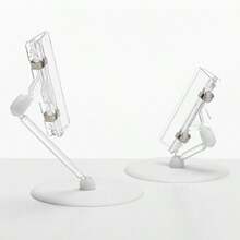 AMBITFUL Mini Portable Clip Stand Photography Props, Suitable For Black/White/Gold/Silver Paper Cards And Backdrops - View 1