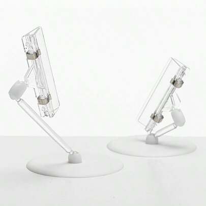 AMBITFUL Mini Portable Clip Stand Photography Props, Suitable For Black/White/Gold/Silver Paper Cards And Backdrops
