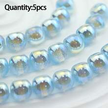 5pcs Multi-Color Baby's Breath Acrylic Beads With Holes, DIY Jewelry Making Supplies For Bracelet, Necklace, Handcraft Beading, Loose Beads Accessories - DIY Beads - View 8