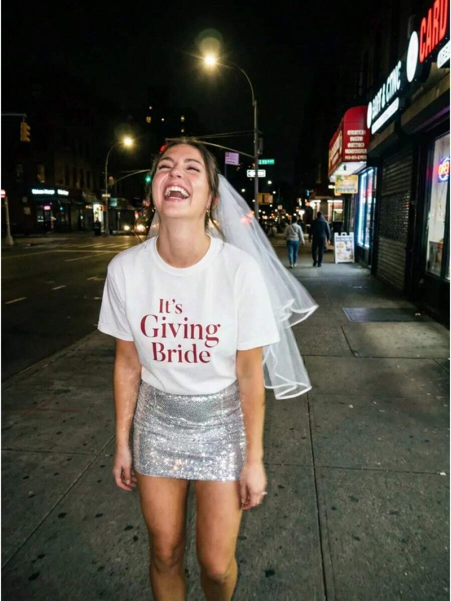 Es una camiseta de "Mrs", camiseta de "futura novia", atuendo para la época de la boda, camiseta para la despedida de soltera, top para la fiesta de compromiso, top para la despedida de soltera - alta calidad. - Blanco - Ver 1