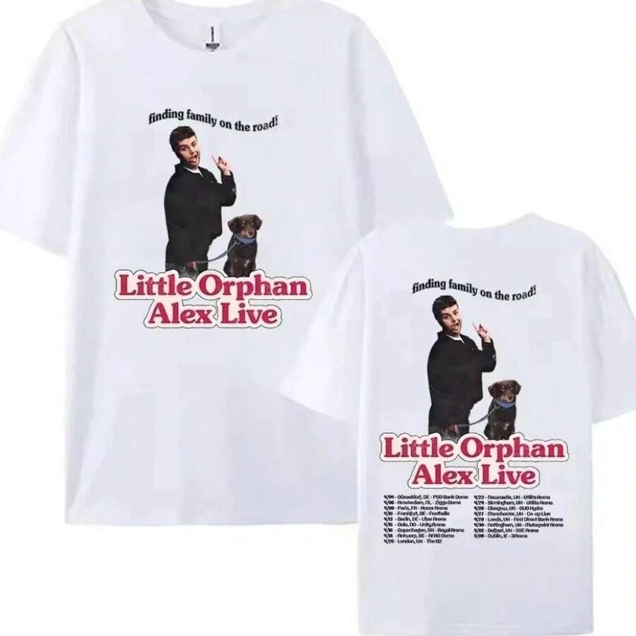 Alexss Warrenss 2026 Tour T-Shirt. - White - View 1