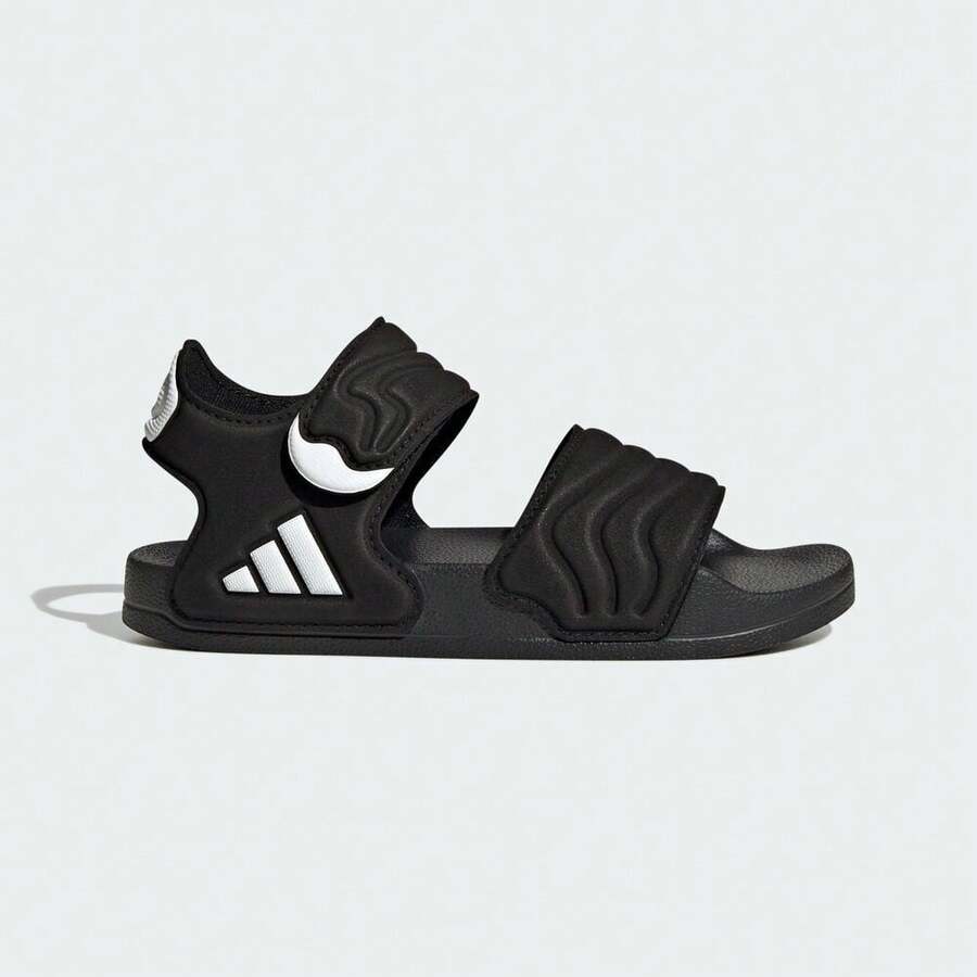 Adidas 儿童 ADILETTE 凉鞋 2 K 凉鞋 HQ0114 - 黑色 - 查看 1