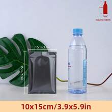 50/100個可重複密封鋁箔袋，啞光彩色紅色Mylar袋，附平面拉鍊鎖，適用於食品儲存袋、糖果餅乾零食、口紅、珠飾、零售包裝、情人節節日婚禮派對禮品用品 - 彩色 - 查看 37