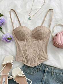 Camiseta de mujer  con textura de punto de onda, parte superior de mujer, playa, , sexy, cita, vacaciones en la playa, cita de vacaciones, té de la tarde, temporada de bodas, crucero de playa y , vacaciones en la ciudad, vacaciones bohemias, festiva - Rosa - Ver 8
