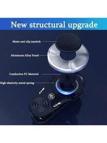 Mobile Game Clip-On Joystick – Sweat-Resistant Precise Control, 360° Maneuverability, Anti-Slip Gaming Accessory For MOBA/FPS Games, Compatible With Phones, Enhance Gaming Experience - Multicolor - View 6