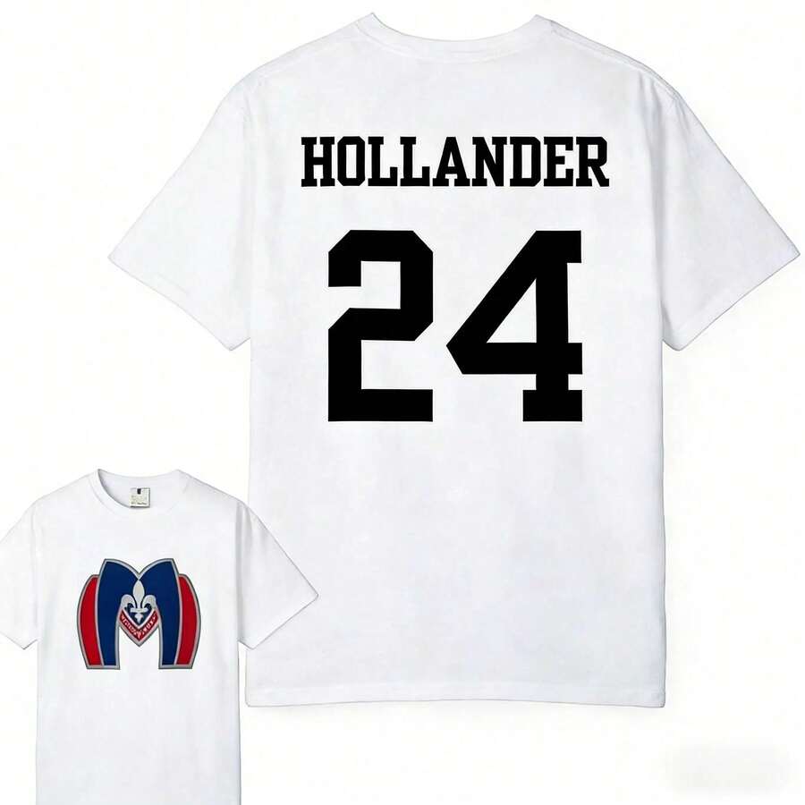 Camiseta Shane Hollander Montreal Metros, Camiseta de rivalidad con efecto térmico, Camiseta de hockey, Camiseta de película romántica para hombres y mujeres JMU7 - Blanco - Ver 1