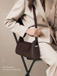 Women Shoulder Bags - Coffee - View 5