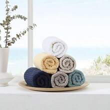 Bahama - Toallas de Mano, Toallas de algodón Suaves y absorbentes, Bajas Pelusas, Resistentes a la decoloración Gris del Pacífico Norte, 2 Piezas - Gris del Pacífico Norte - Ver 6