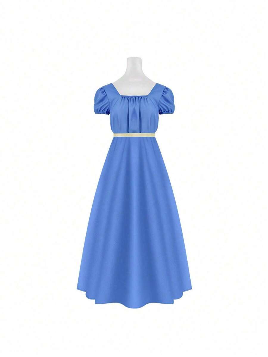 Cosplay Clothing - Bridgerton Sky Blue Dress - View 1