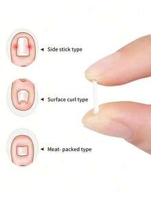 10/20/50pcs Ingrown Toenail Correction Stickers, Foot Care Tools - Multicolor - View 2