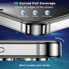 XINHONGYU 5片裝 Galaxy S 系列隱私防窺鋼化玻璃螢幕保護貼，支援 0.2 秒指紋解鎖，相容 Galaxy S26 Ultra/26+/26、Galaxy S25 Ultra/S25+/S25、S24 Ultra/24 Plus/24、S23/22/21，25° 防窺，全螢幕覆蓋，防指紋、防摔、防刮、零氣泡 - 5pcs - 查看 6