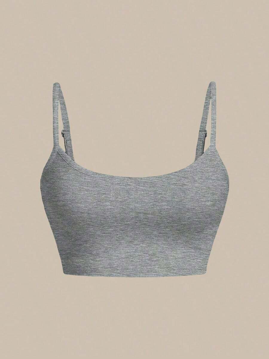 Camiseta sin mangas sexy y casual para mujer, perfecta para el verano - Gris Claro - Ver 1