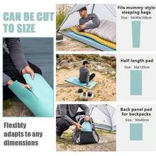 Naturehike 1pc Outdoor Camping Lightweight Moisture-Proof Mat - Multicolor - View 10