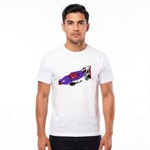 Playera Unisex con Estampado de Anime Premium, Diseño Mexicano Estilo Streetwear, 100% Algodón Peinado Premium, Antiarrugas, Suave, Transpirable, Absorbente de Sudor, Camiseta Casual para Uso Diario, Verano, Outdoor, Regalo Ideal, Tallas S-3XL - Negro - Ver 5
