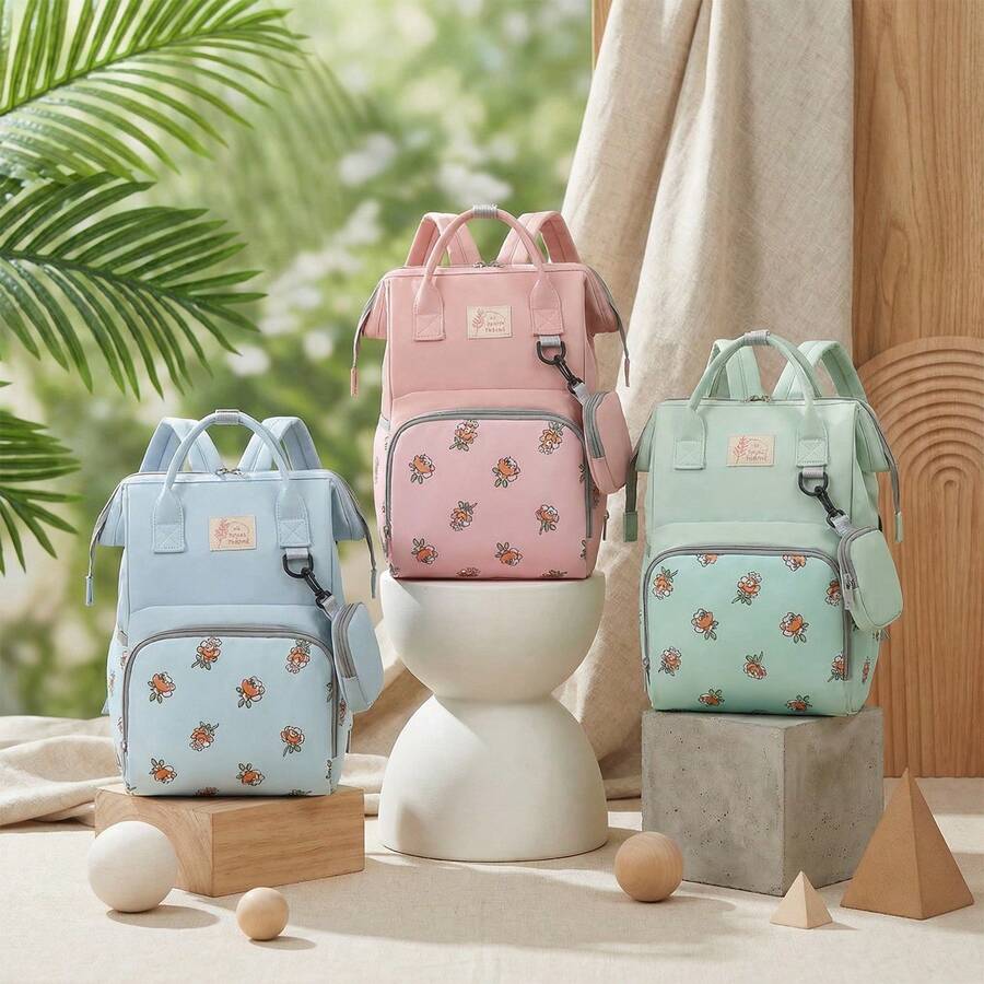 Mochila multifuncional para mamá, nueva bolsa de pañales de maternidad, bolsa de almacenamiento de gran capacidad para suministros de bebé