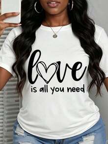1 Piece Of Women's White Round Neck T-Shirt, Basic, Short Sleeve, Casual, Soft And Comfortable For Daily Wear, Fashionable T-Shirt, 180g, 100% Cotton. - 白色 - 查看 3
