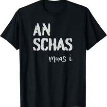 Printed T-Shirt For Men And Women - Black - View 1