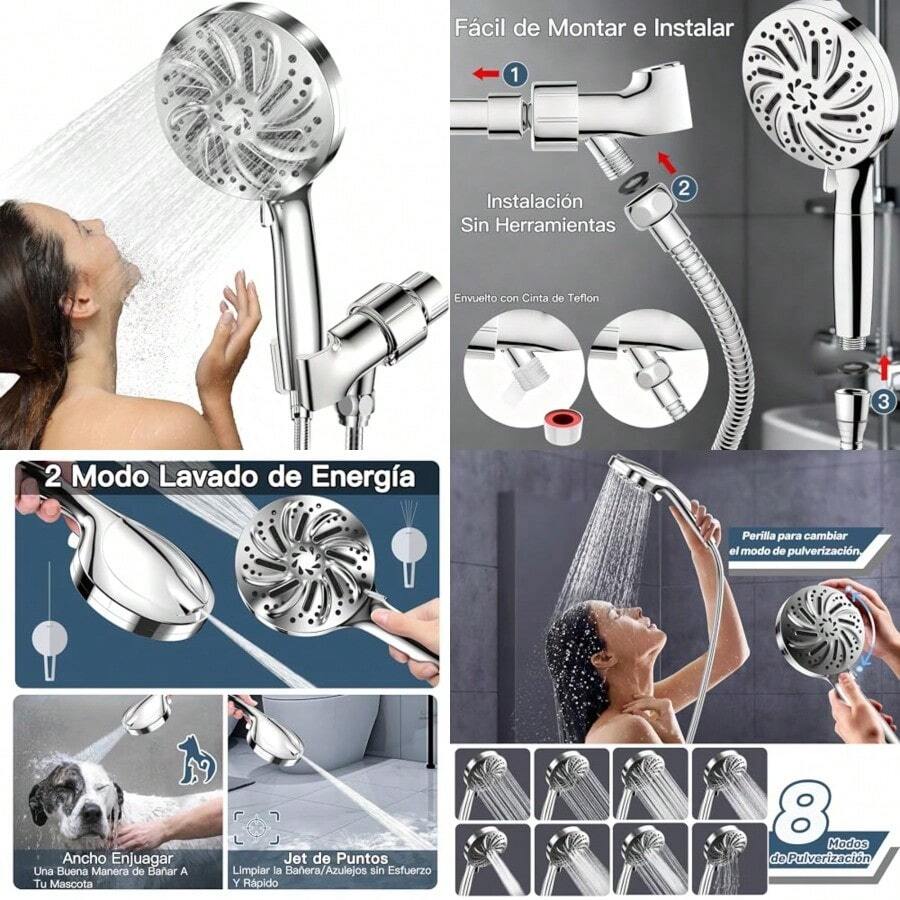 Handheld Showerheads - As Pic - View 1