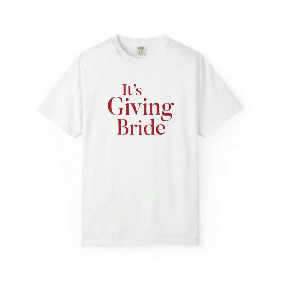 Es una camiseta de "Mrs", camiseta de "futura novia", atuendo para la época nupcial, camiseta para la despedida de soltera, top para la fiesta de compromiso, top para la fiesta de despedida de soltera - alta calidad. - Blanco - Ver 1