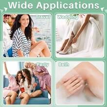30Pcs Thigh Lift Tape Cellulite Adhesive Waterproof Body Lifting Tape For Saggy Skin Tummy Arms Inner Leg For Beauty Women( 3.15x 3.94 Inch). - Clear - View 2