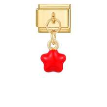 1/5/10/20/30/50pcs Random Mixed Gold-Color Modular Pendant Charms - Butterfly, Moon, Heart, Cherry Suitable For DIY Bracelet - Multicolor - View 23