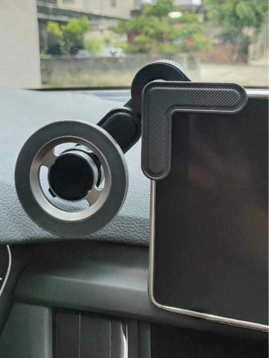 Brand New Magnetic Foldable Car Phone Holder, Suitable For Car Navigation, Universal Dashboard Mount, Magnetic Car Phone Holder, Adjustable And Extendable, Suction Cup Dashboard Phone Holder, Car Accessories - A - View 1