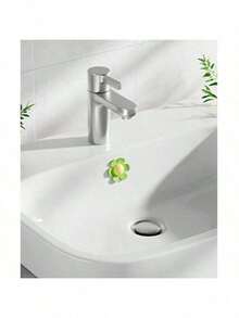 Silicone Sink Overflow Plug - Flower Shaped Drain Stopper, Durable And Easy To Install For Kitchen And Bathroom Sinks, Prevents Water Overflow And Clogging - A - View 2
