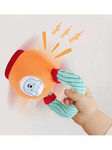 6pcs Baby Plush Fitness Doll Set - Soft Plush Dumbbells, Rattle Teapot, Teething Toys, Grab Training Sensory Interactive Toys With Squeaky, Ideal Gift - Multicolor - View 6