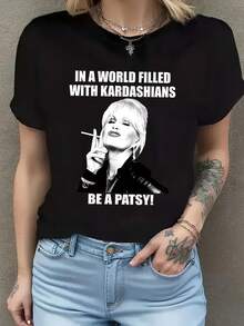 Women T-Shirts - Black - View 6