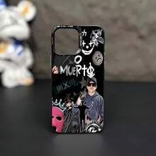 Rich O Muerte tema de ropa urbana en negro y rosafunda de teléfono Fundas compatibles con ,Apple,VIVO,OPPO,,, y Honor.Fabricadas en silicona TPU,ofrecen protección contra golpes y caídas. - Negro - Ver 2