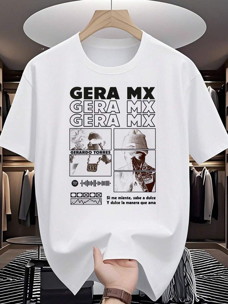Nueva camiseta de manga corta para mujer de 180 g,% algodón - Camiseta casual versátil con estampado de verano para hombre - Camiseta con estampado de verano para parejas - Unisex - Regalo para vacaciones - Blanco - Ver 1