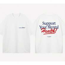 Camiseta Oversize de Algodón Grueso para Hombre y Mujer, Estilo Club de Salud y Deporte, Manga Corta - 6 - Ver 13