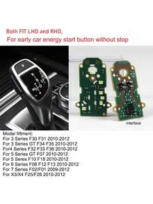Mạch điều khiển cần số cho BMW F10 F30 F31 F32 F20 F10 F07 F25 F26 F15 F16, bảng đèn LED cần số, sửa chữa. - Bảng mạch núm cần số - Xem 8
