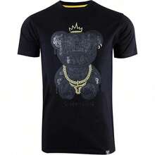 SCREENSHOT-2202-SS-2 Camiseta de Hombre Elegante de Doble Capa con Bordado de Parches y Gel de Alta Densidad de Calidad Premium YMUB - Negro - Ver 12