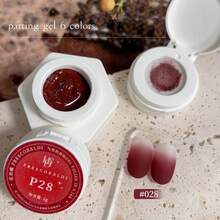 FRESCOBALDI 6 Colors High Saturation Semi-Solid Gel Nail Polish, Suitable For Nail Salons And DIY Use All Season - 彩色 - 查看 12