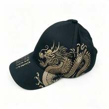 1 pieza Gorra de béisbol con diseño de dragón dorado a la moda y protección solar - Multicolor - Ver 6
