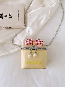 1pc This Stylish And Sweet Mini Bucket Bag With A Bow Is A Unique Design Suitable For Various Occasions. Versatile And Easy To Use, It'S Perfect For Outdoor Activities, Playtime, Commuting, And More, Making It A Perfect Gift For Teenagers. - Multicolor - View 10