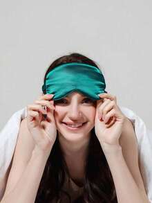 Unisex Side Sleeper Eye Mask, 1pc 3D Contoured Blackout Sleep Mask, Soft Breathable Material With Adjustable Elastic Band, Suitable For Flights, Naps, Back To School, Travel, Home Daily Use, Essential Eye Protection Sleep Mask For Travel And Home - Multicolor - View 4